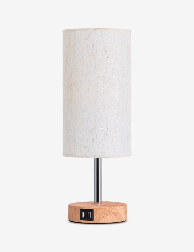 Bedside Lamps with USB Port - 3 Way Dimmable Touch Control Table Lamp (Single) | Yarra-Decor