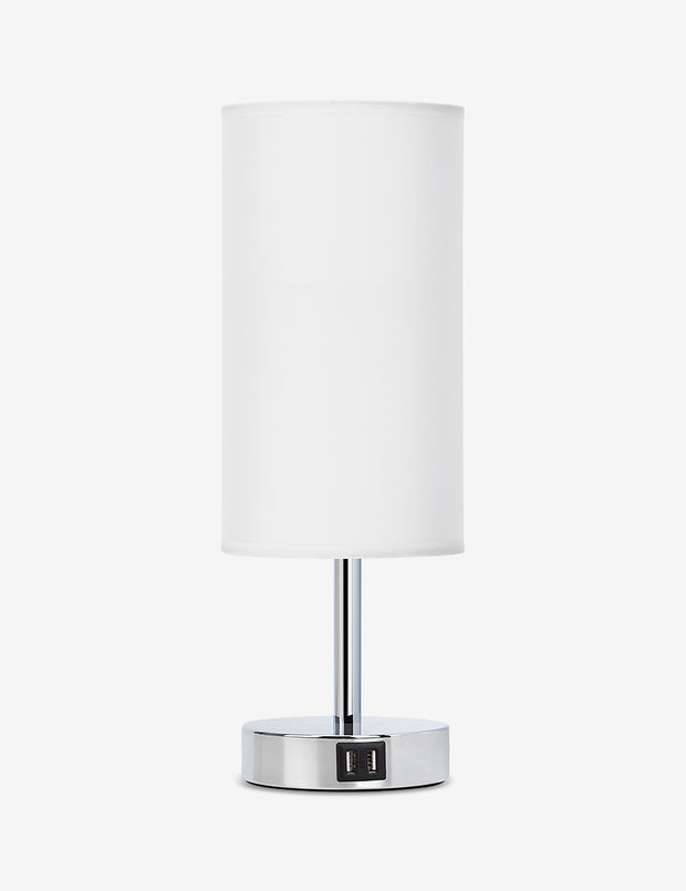 Bedside Lamps with USB Port - 3 Way Dimmable Touch Control Table Lamp (Single) | Yarra-Decor